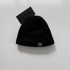 Harley-Davidson Black Cable Knit Hat